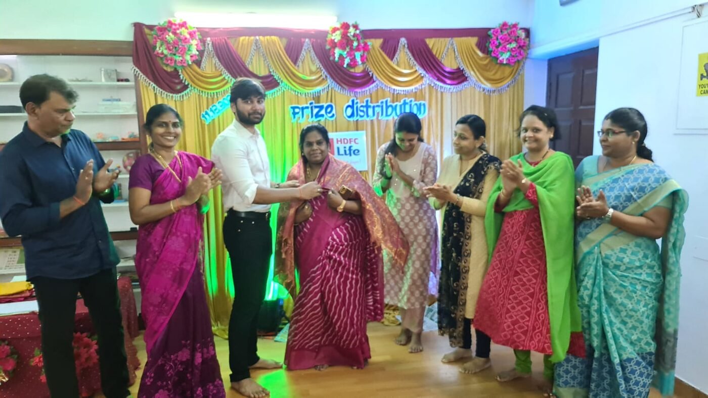 Springs Pre School staff and management at a school event